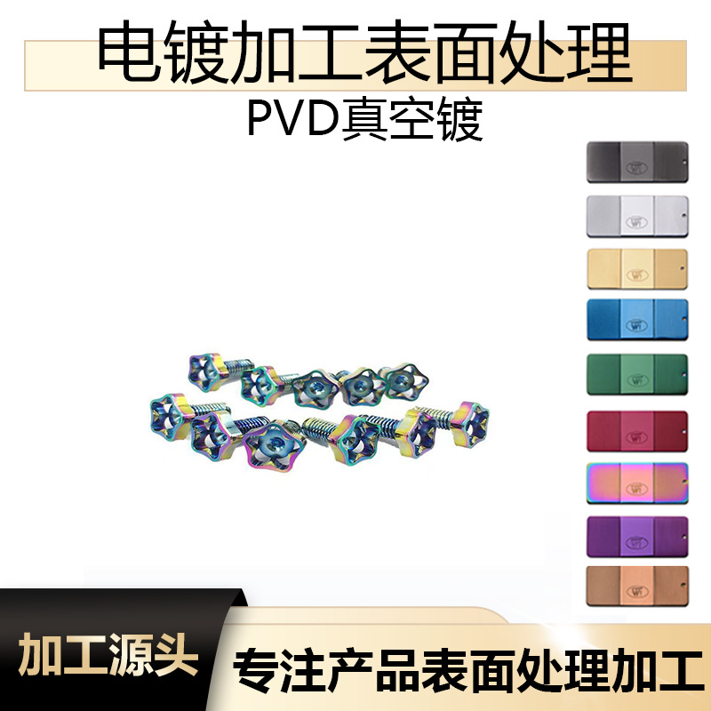 手机螺丝紧固件PVD真空电镀