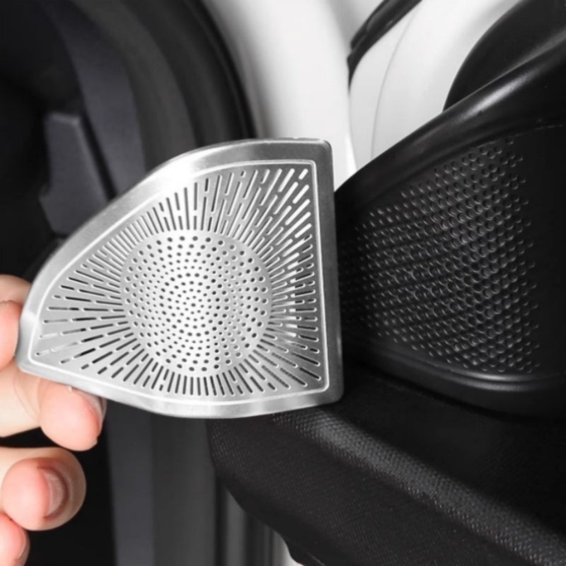 比亚迪原厂 PVD 金属喇叭网罩 汉唐海豹宋 PLUS 丹拿音响不锈钢真空电镀厂家